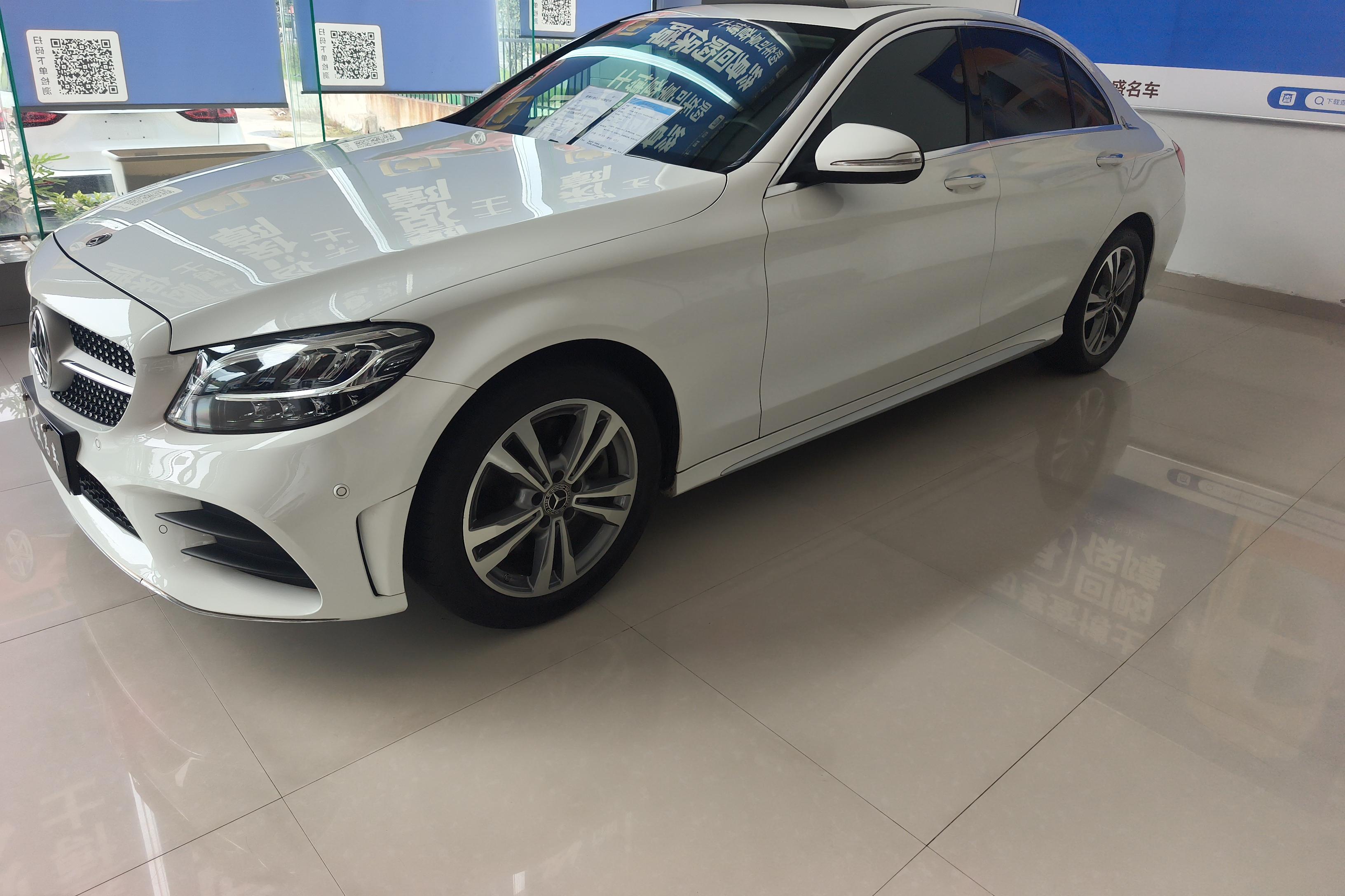 【杭州二手奔驰C级】奔驰C级 C200L 2020款 1.5T 自动 时尚型运动版改款