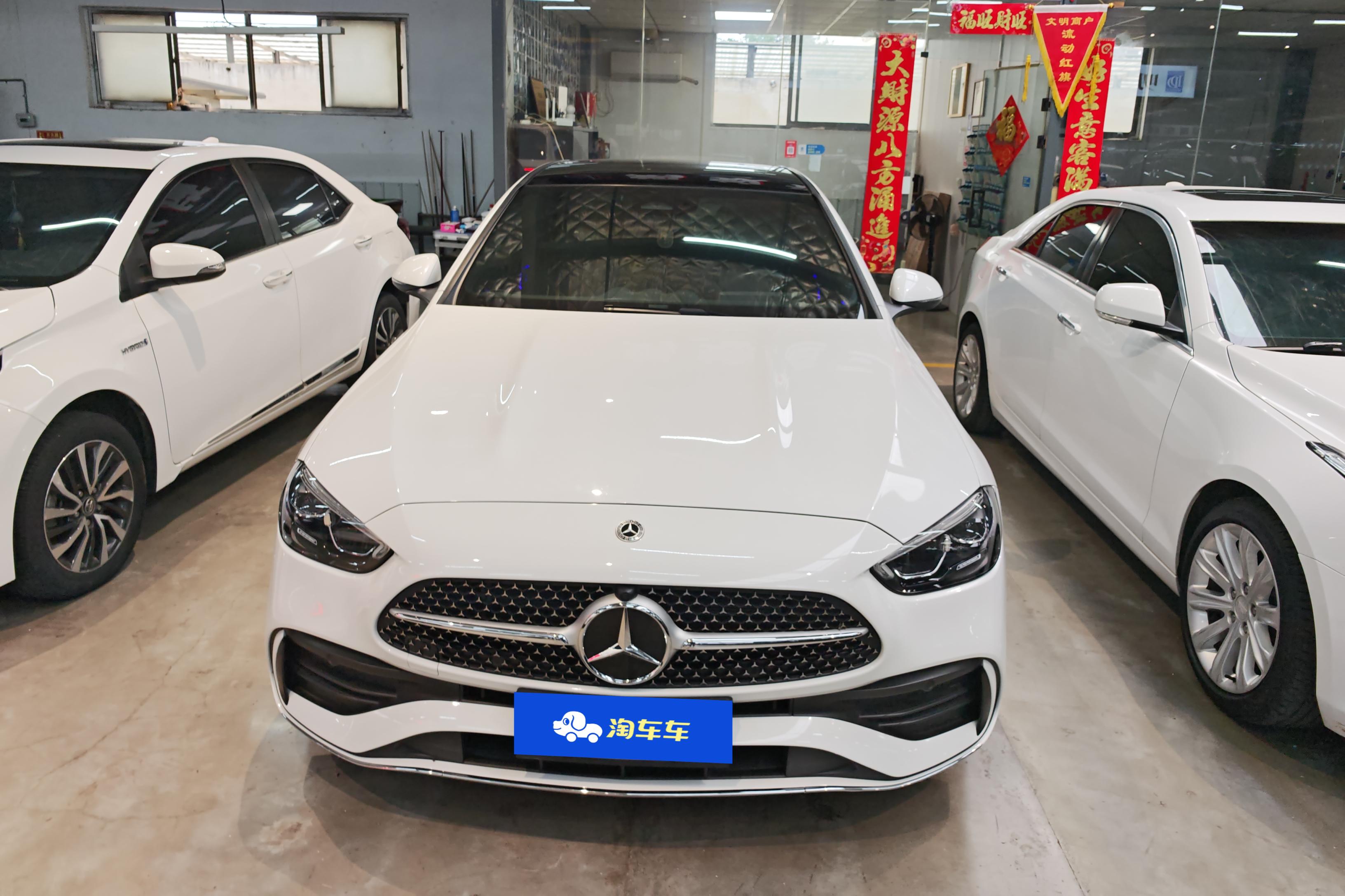 【青岛二手奔驰C级】奔驰C级 C260L 2022款 1.5T 自动 皓夜运动版